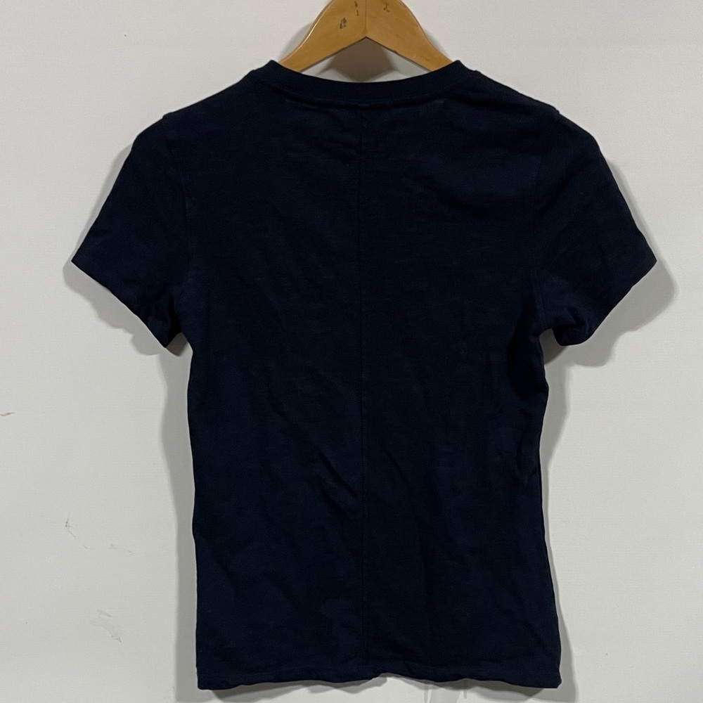 Quince women’s Short-Sleeve Crew T-Shirt — Navy - Picture 3 of 3